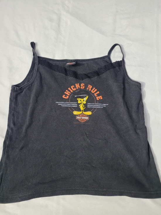 Harley-Davidson Tops - Harley-Davidson Womens 'Chicks Rule' Graphic Tank Top